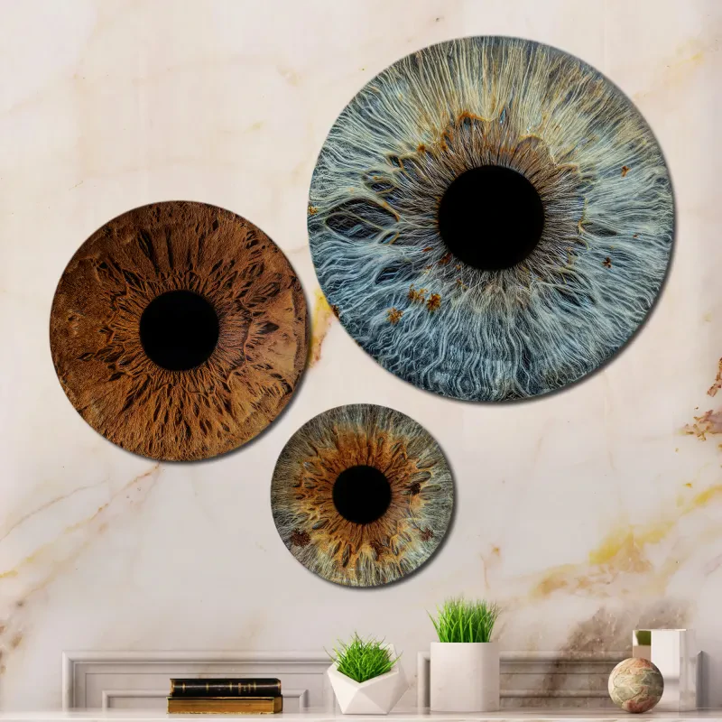 High-gloss acrylic iris photography print