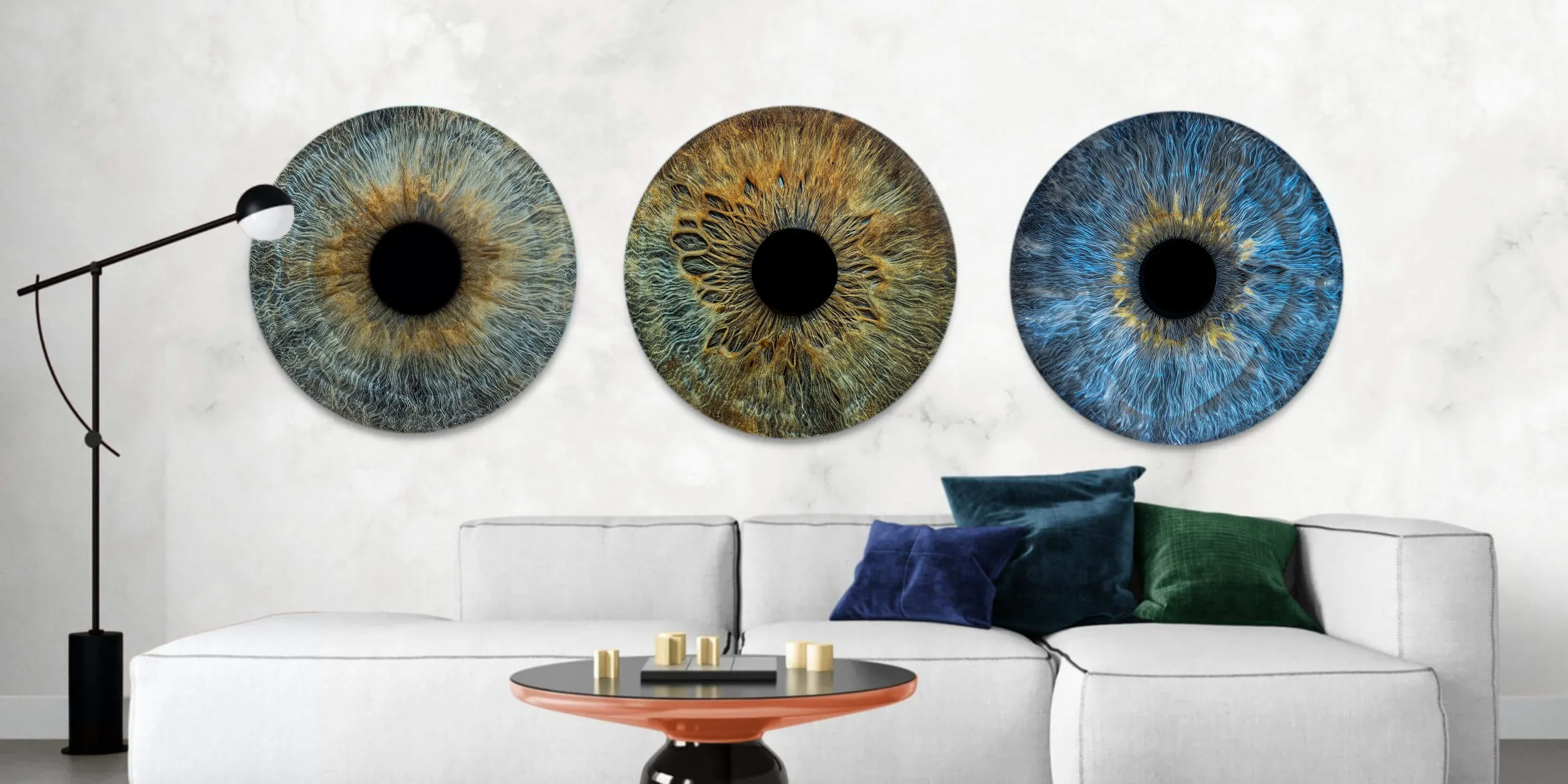 High-gloss acrylic iris photography print
