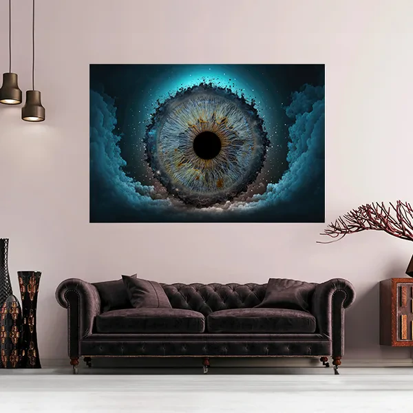 Epic iris print on Fujiflex paper mounted on aluminum composite