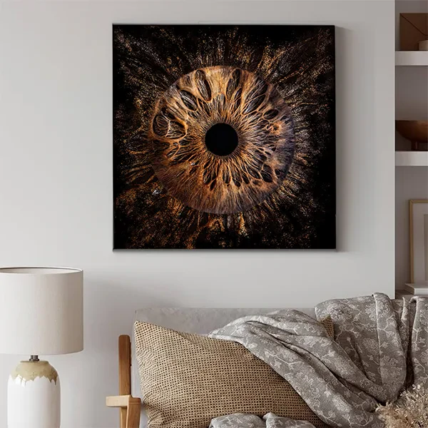 Epic iris print on Fujiflex paper mounted on aluminum composite