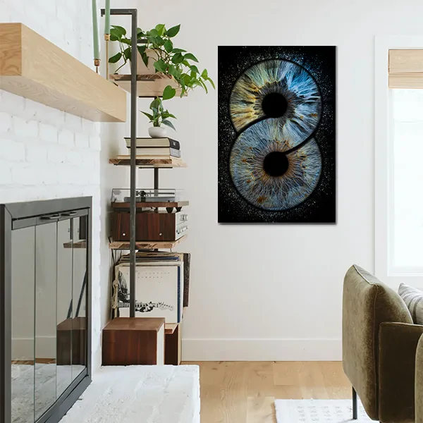 Epic iris print on Fujiflex paper mounted on aluminum composite
